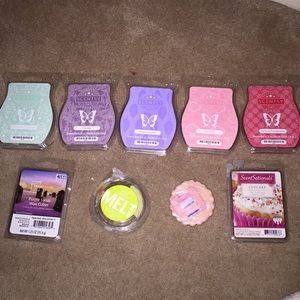 Lot of used wax melts